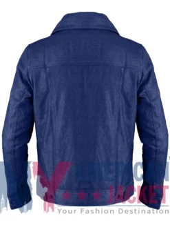 Jungkook Calvin Klein Denim Trucker Blue Jacket