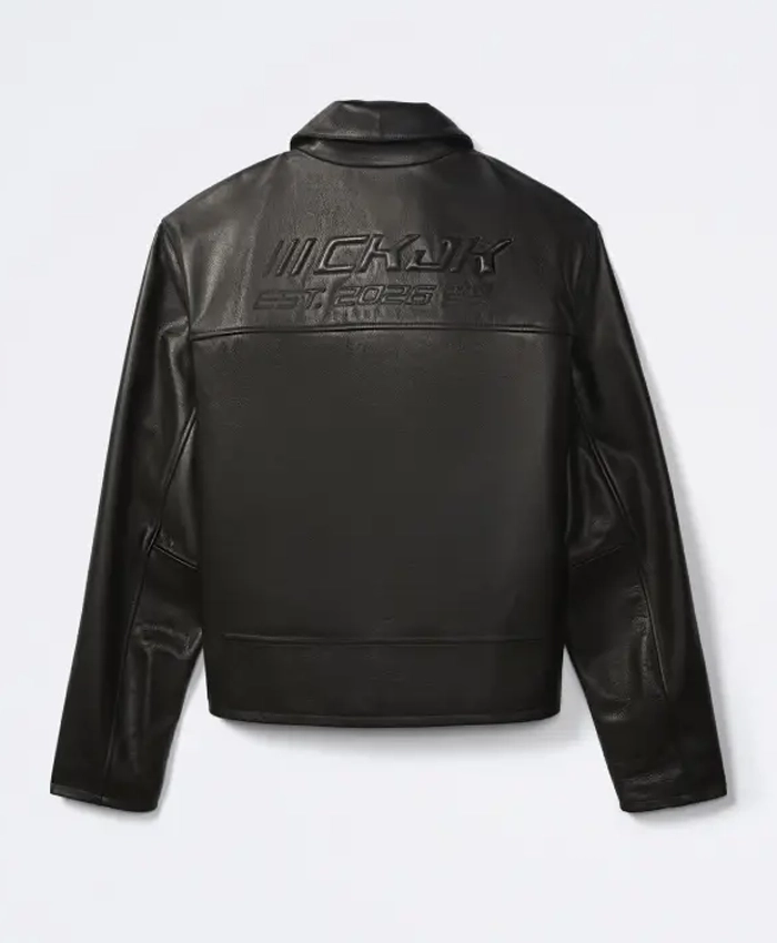 Jungkook Calvin Klein Leather Jacket