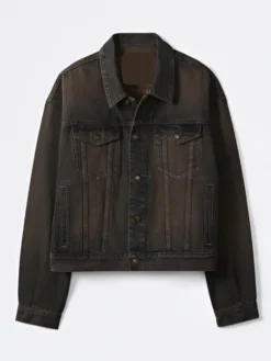 Jungkook Calvin Klein Trucker Black Denim Jacket