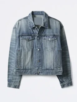 Jungkook Calvin Klein Trucker Blue Denim Jacket