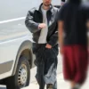 Justin Beiber Black Oversized Leather Jacket