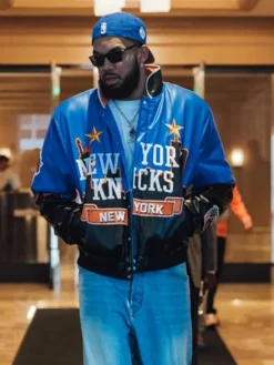 Karl-Anthony Towns Jeff Hamilton Skyline NY Knicks Jacket