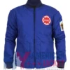 Kelly Severide Chicago P.D. Quilted Blue Jacket