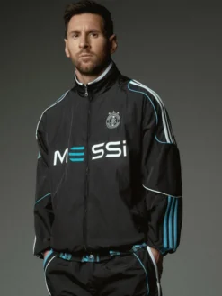 Kith x Messi x Adidas Black Football Track Jacket