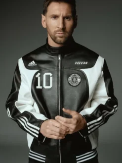 Kith x Messi x Adidas Football 2026 World Cup Leather Jacket