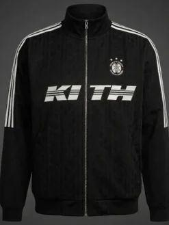 Kith x Messi x Adidas Football Black Suede Jacket