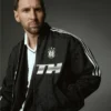 Kith x Messi x Adidas Football Suede Black Jacket