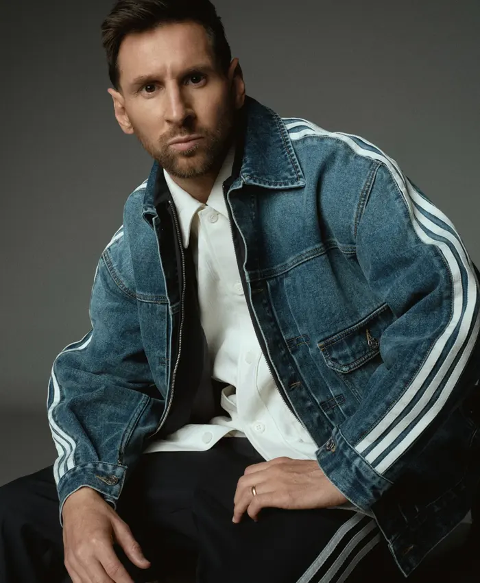 Kith x Messi x Football Adidas Denim Jacket
