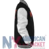 Knicks NY Black And Off White Varsity Jacket