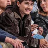 Knicks v 76ers Game 2026 Timothée Chalamet True Brown Religion Jacket