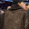 Knicks vs 76ers Timothee Chalamet Corduroy Jacket