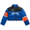 Knicks vs. Cavs Game 2 Mariska Hargitay Puffer Jacket