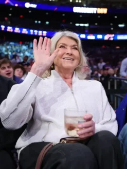 Knicks vs. Cavs Game 2 Martha Stewart Corduroy Jacket