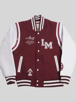 Kobe Bryant Letterman Red And White Jacket