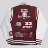 Kobe Bryant Red And White Letterman Jacket