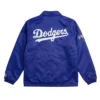 LA Dodgers Blue Full-Snap Starter Coaches Jacket