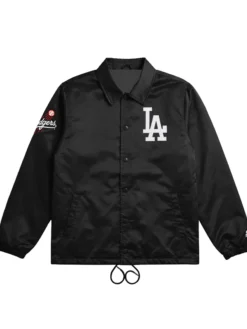 LA Dodgers Full-Snap Black Starter Coaches Jacket