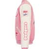LA Dodgers Hello Kitty Varsity Pink Jacket