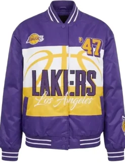 LA Lakers Bomber Twill Jacket