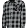 Las Vegas Raiders Flannel Shirt