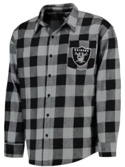 Las Vegas Raiders Flannel Shirt