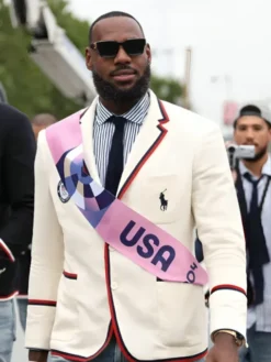LeBron James Nike x Ralph Lauren Old Glory White Blazer