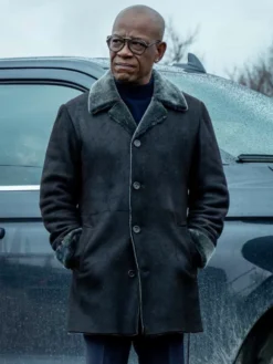 Frank Moses Mayor of Kingstown S04 Shearling Coat