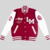 Letterman Kobe Bryant Red And White Jacket