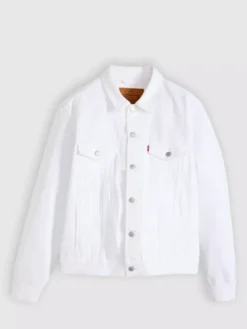 Levis White Denim Trucker Jacket