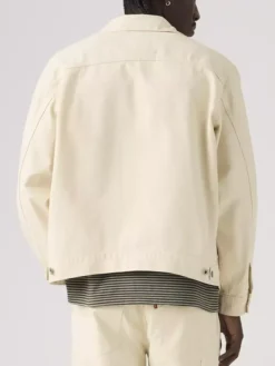 Levis White Sunrise classic workwear Denim Trucker Jacket