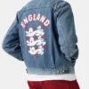 Levi’s X England World Cup Blue Denim Jacket Back