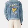 Levi’s X France World Cup Blue Denim Jacket Back
