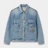 Levi’s X France World Cup Blue Denim Jacket For Sale