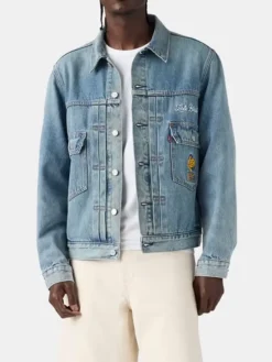 Levi’s X France World Cup Blue Denim Jacket Front