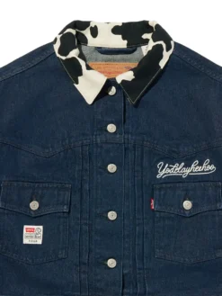Levis x Toy Story Type II Yodelayheehoo Cropped Blue Denim Jacket