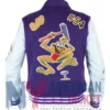 Louis Purple Vuitton Varsity Jacket