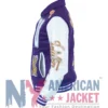 Louis Vuitton Purple Varsity Jacket