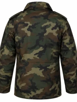 M-65 Military Field Jacket Military Green Camo Back