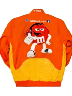 M&Ms Full-Snap Twill Orange Uniform Jacket