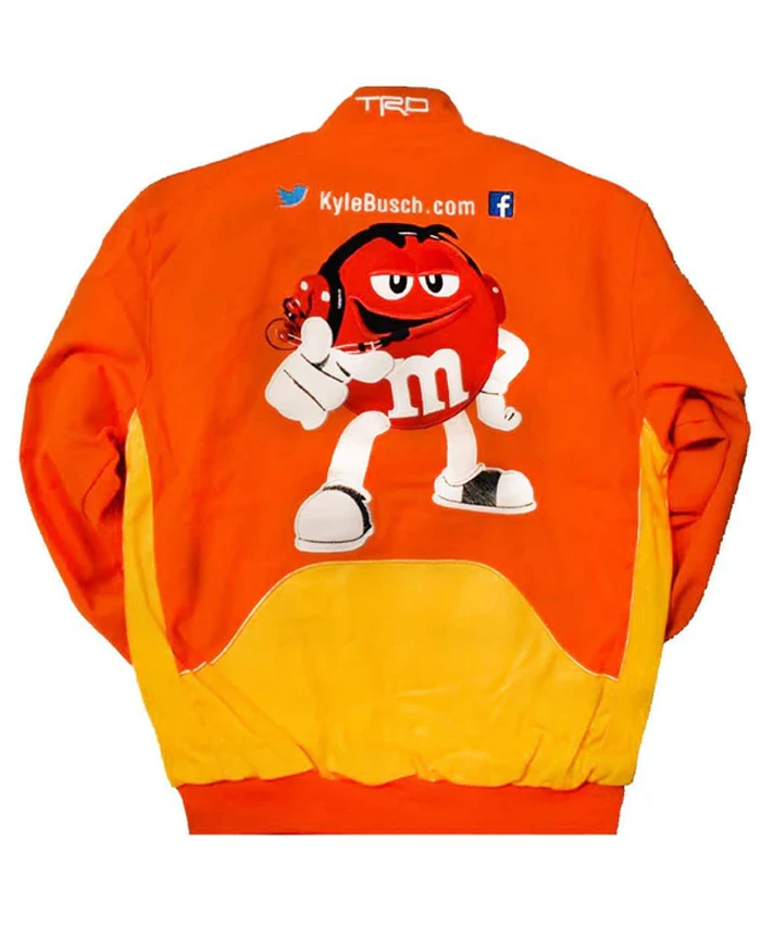 M&Ms Full-Snap Twill Orange Uniform Jacket