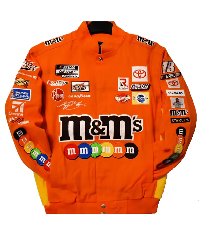 M&Ms Full-Snap Twill Uniform Orange Jacket