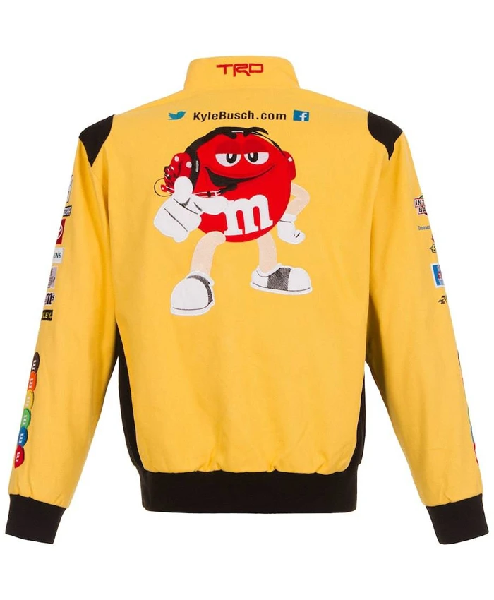 M&Ms Full-Snap Twill Yellow Uniform Jacket