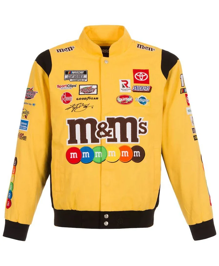 M&Ms Full-Snap Yellow Twill Uniform Jacket