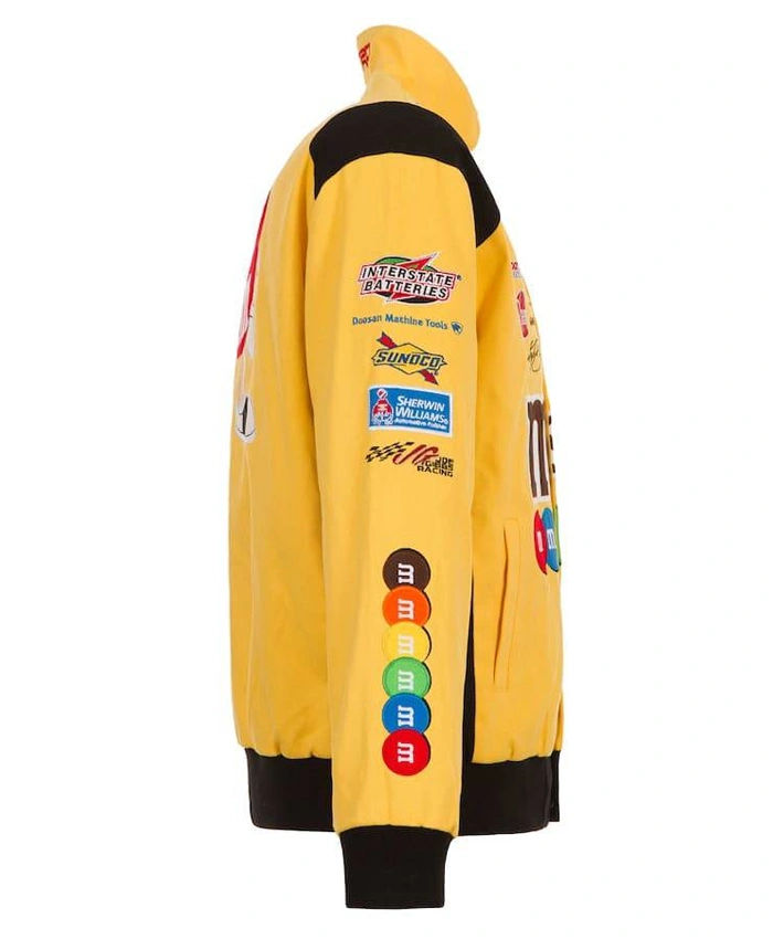 M&Ms Yellow Full-Snap Twill Uniform Jacket