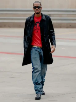 MVP 2 SGA Black Leather Coat