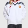 Manchester United x Adidas White Stadium Jacket