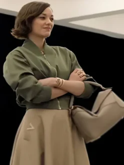 Alternative view of Marion Cotillard The Morning Show S4 Bomber Jacket