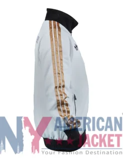 Men's LAFC Adidas Originals Tan 2024 Anthem Full-Zip Jacket