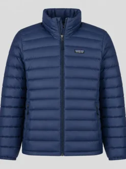 Mens classic Down Quilted Lightweight Puffer Jacket Blue