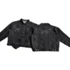 Mertra Black Denim Hardline Jacket